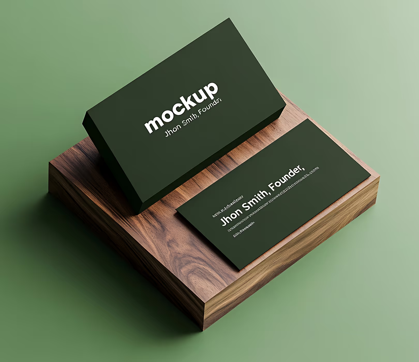 Floral Botanical Matt Business Card project visual 7