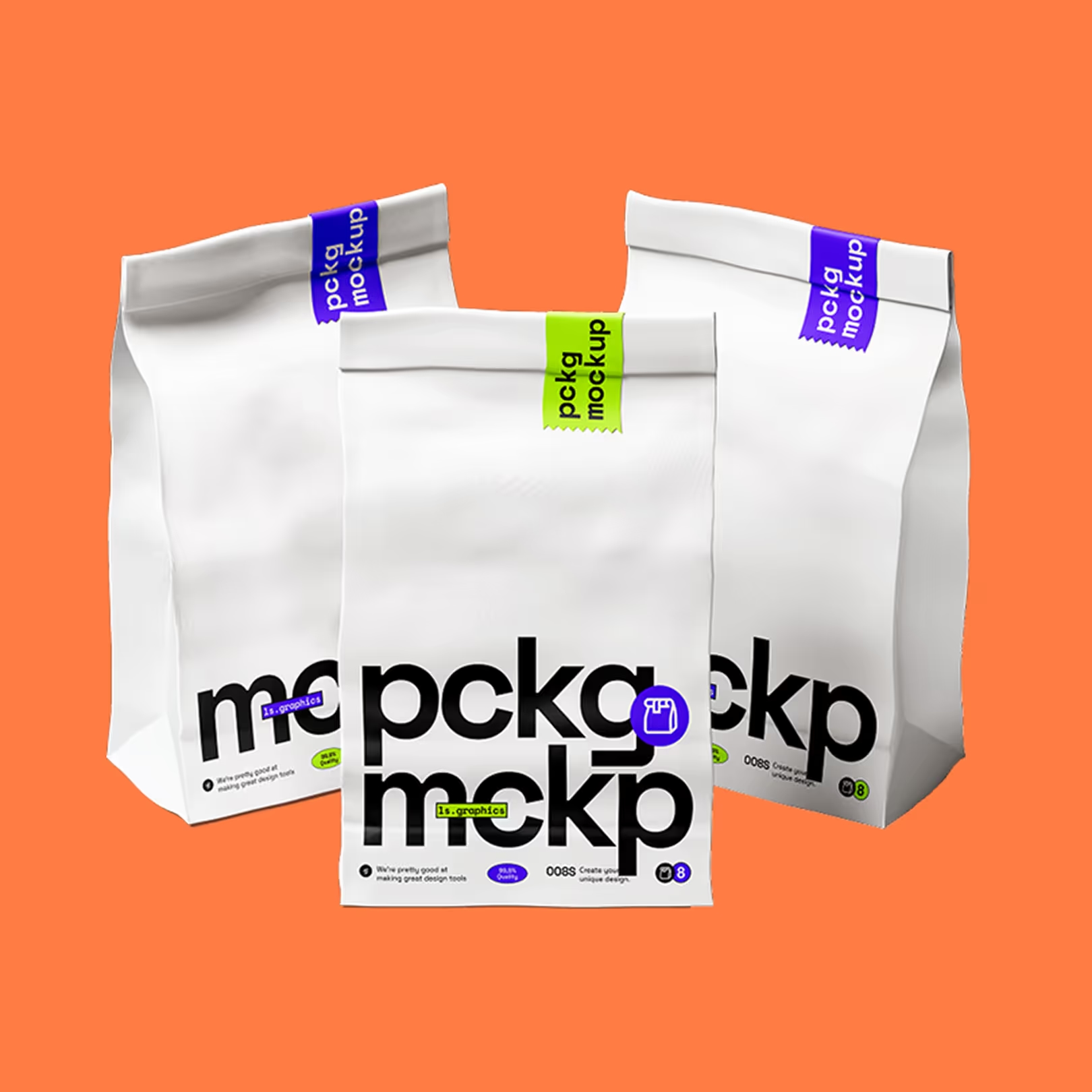 Push Past orange packaging design